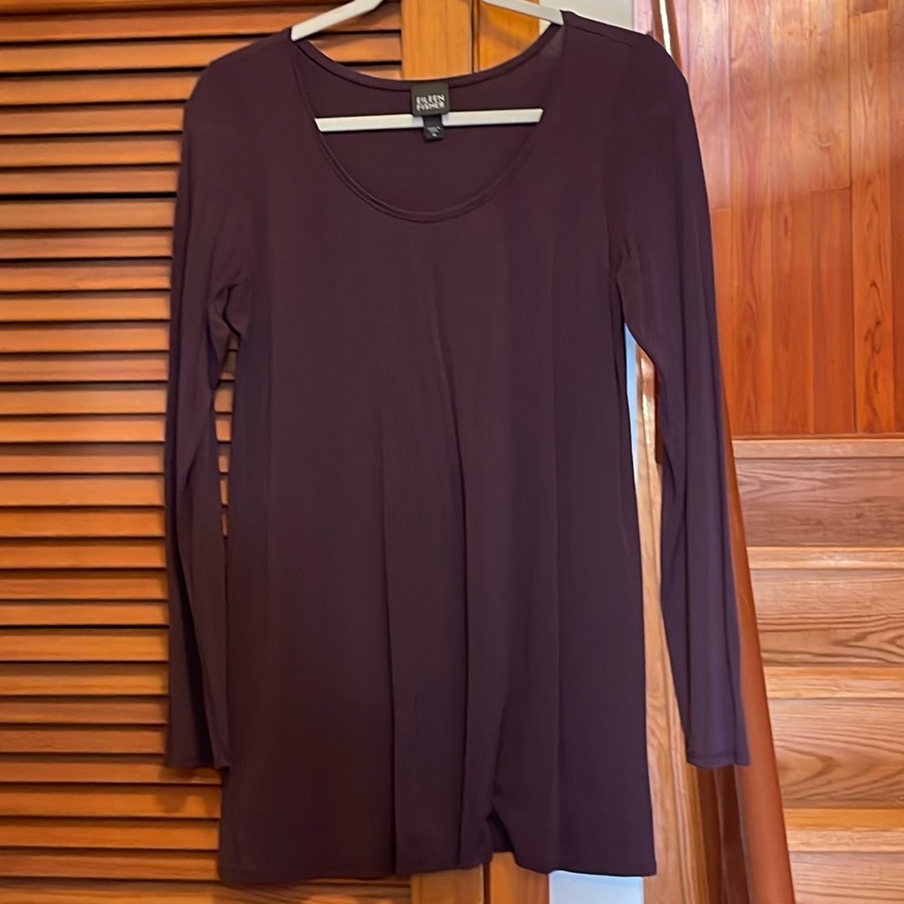 Eileen Fisher medium silk tunic